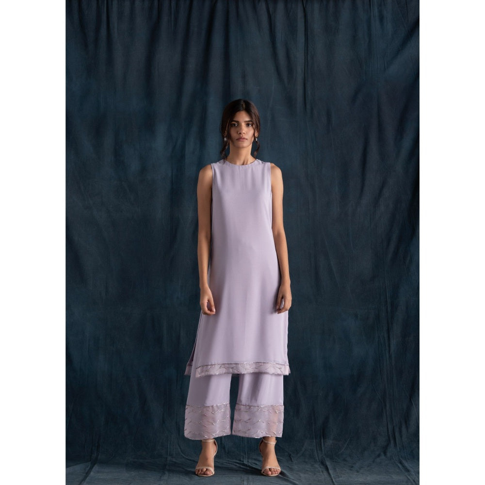 Lavanya Ahuja Lavender Kurta & Pant with Dupatta (Set of 3)