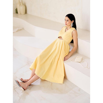 Lavanya Ahuja Yellow Noontide Dress