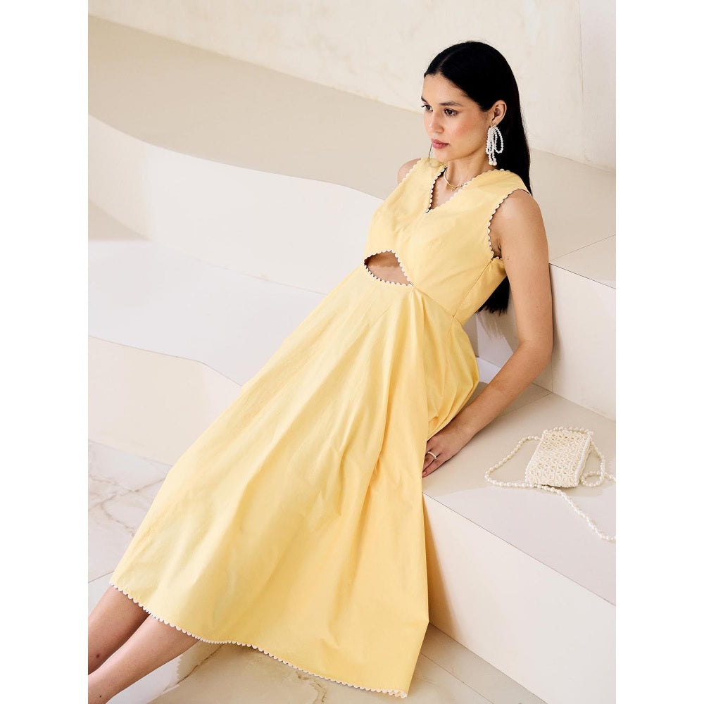 Lavanya Ahuja Yellow Noontide Dress