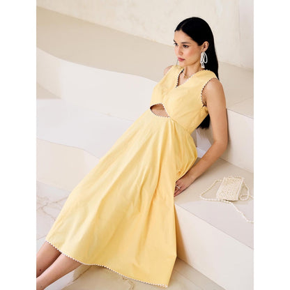 Lavanya Ahuja Yellow Noontide Dress