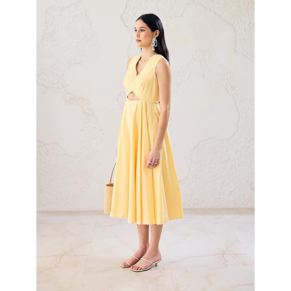 Lavanya Ahuja Yellow Noontide Dress