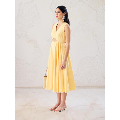 Lavanya Ahuja Yellow Noontide Dress