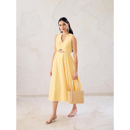 Lavanya Ahuja Yellow Noontide Dress