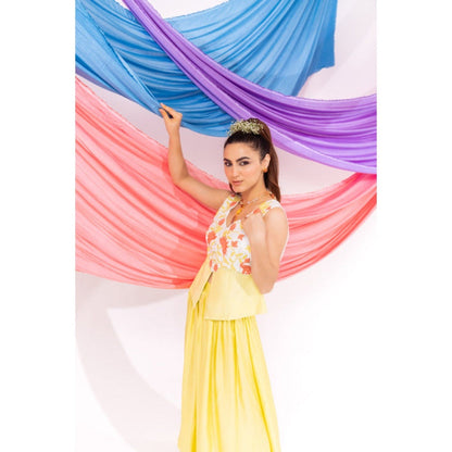 Leela by A Yellow Co-Ord Set