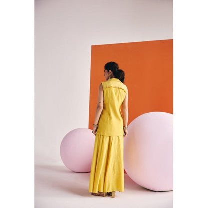 Leela by A Yellow Co-Ord Set