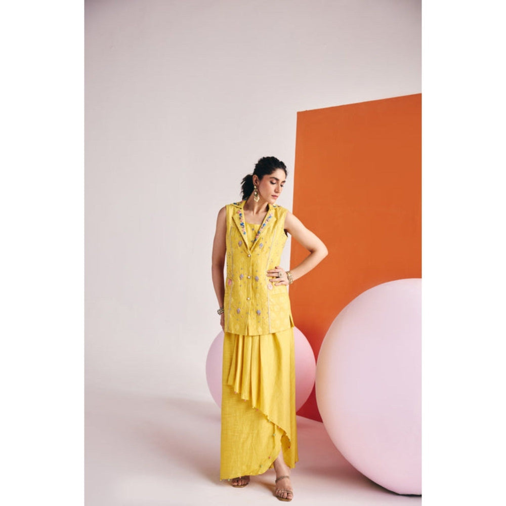 Leela by A Yellow Co-Ord Set