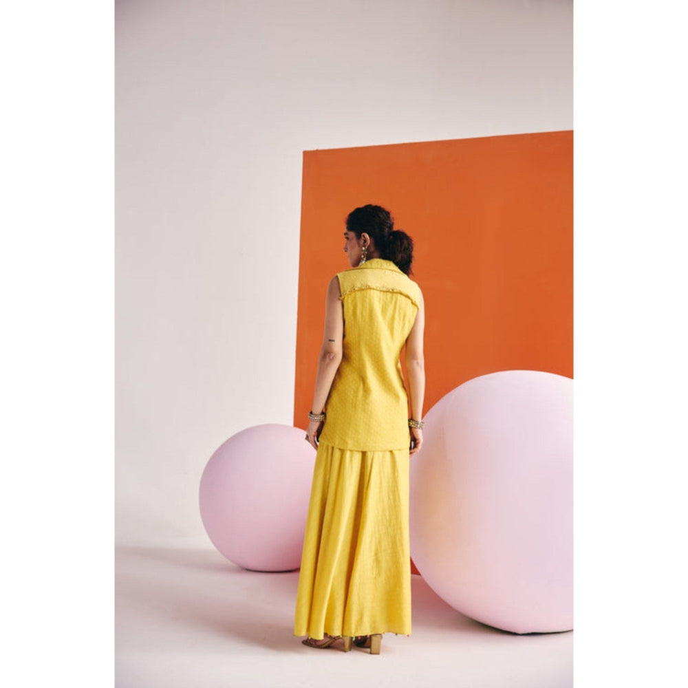 Leela by A Yellow Co-Ord Set