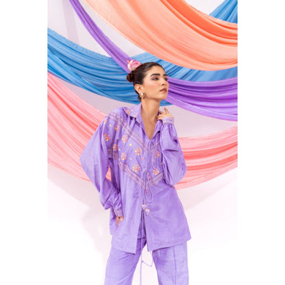 Leela by A Purple Co-Ord Set
