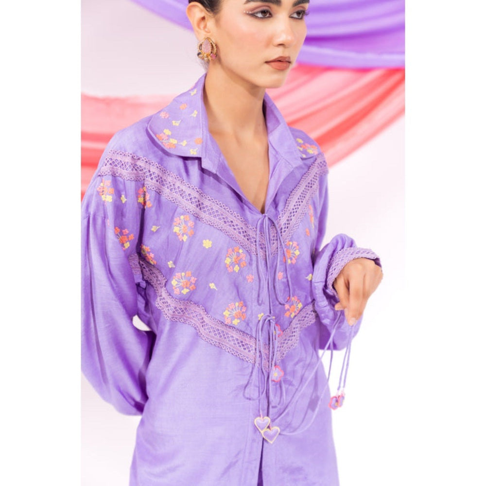 Leela by A Purple Co-Ord Set