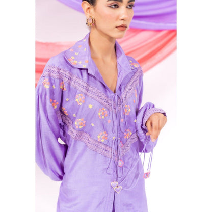 Leela by A Purple Co-Ord Set