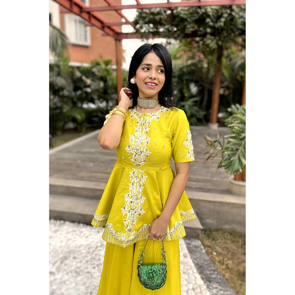 Leela by A Yellow Co-Ord Set