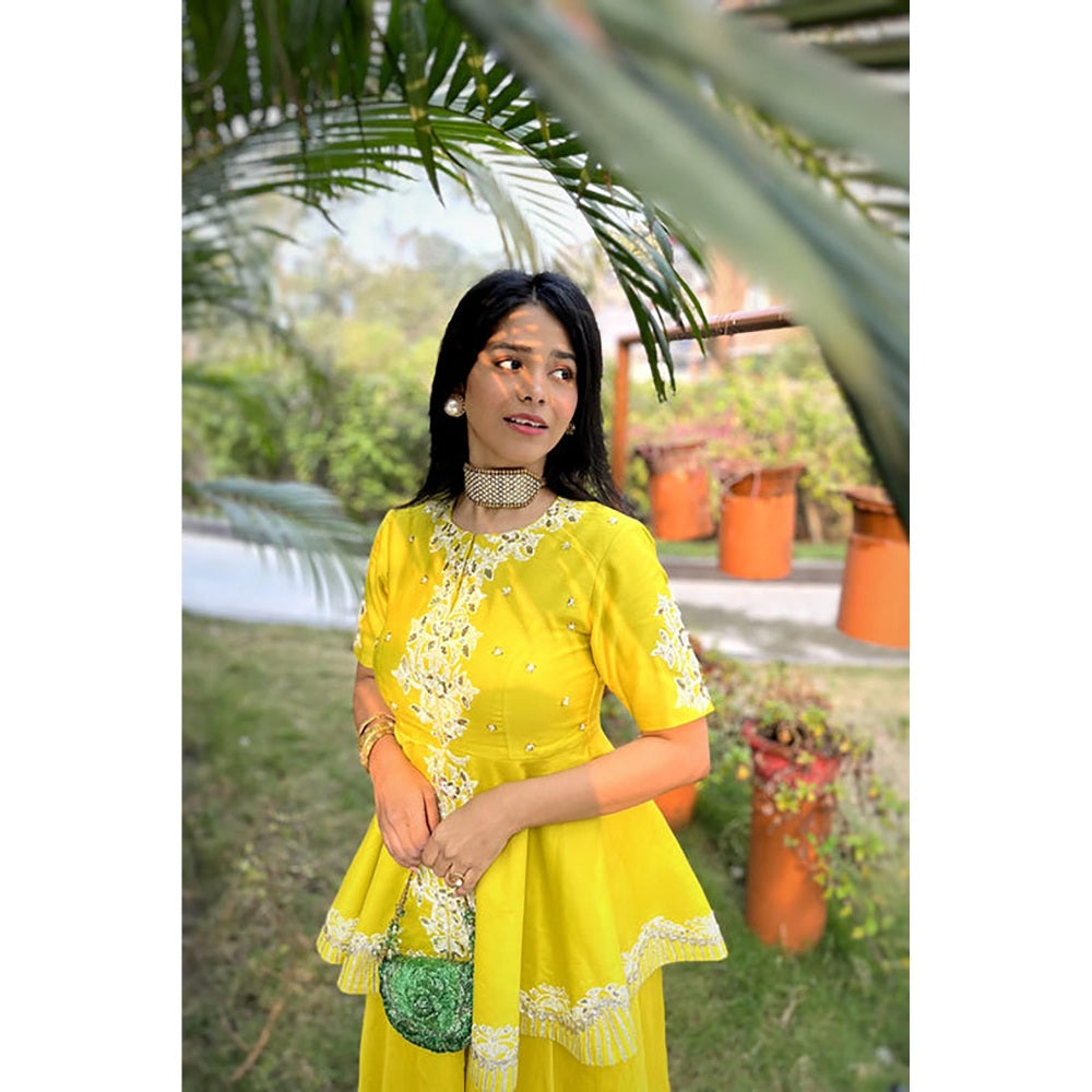 Leela by A Yellow Co-Ord Set