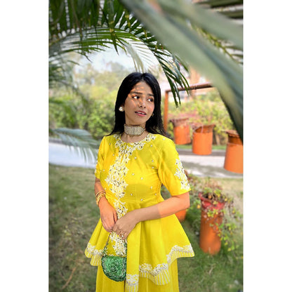 Leela by A Yellow Co-Ord Set