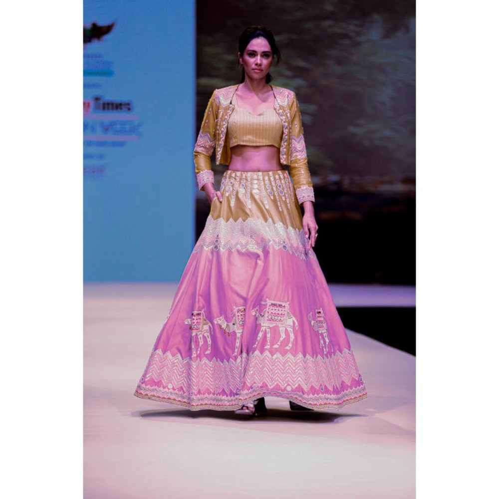 Leela by A The Month Lehenga With Choli And Jacket