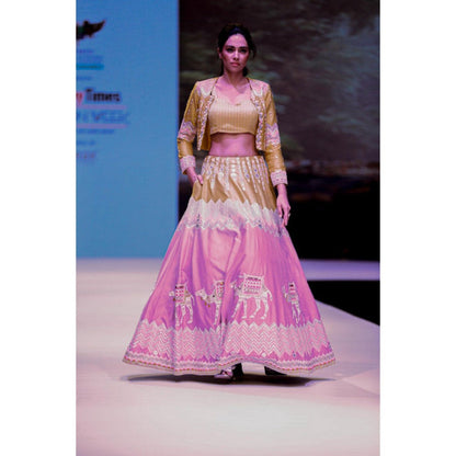 Leela by A The Month Lehenga With Choli And Jacket