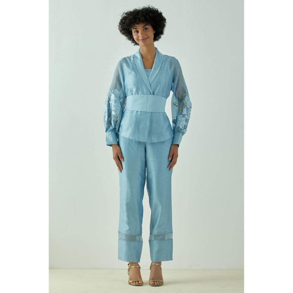 MADDER MUCH Grace Pacific Blue Co-Ord - Blue (Set of 3)