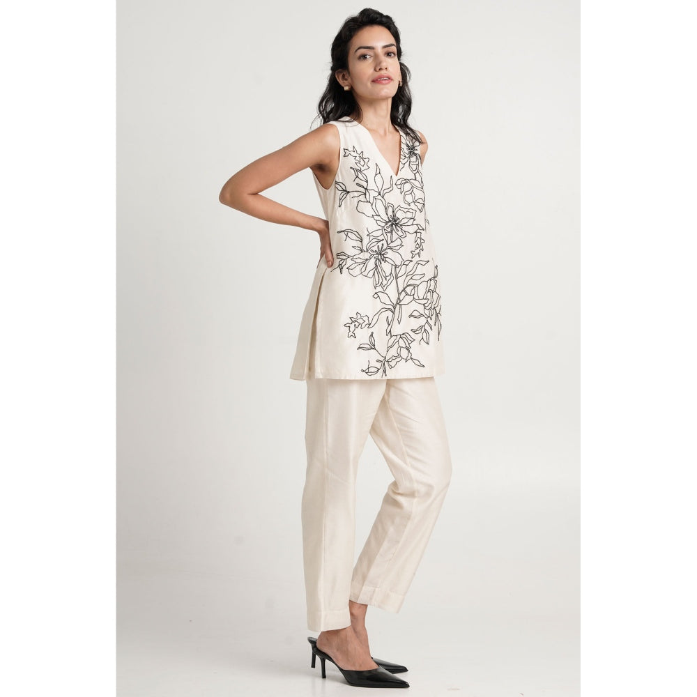 MADDER MUCH Irwin Co-Ord - Ivory (Set of 2)