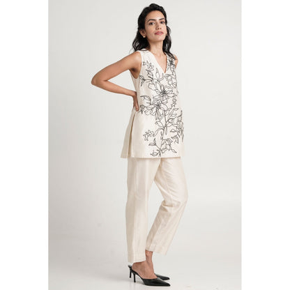 MADDER MUCH Irwin Co-Ord - Ivory (Set of 2)