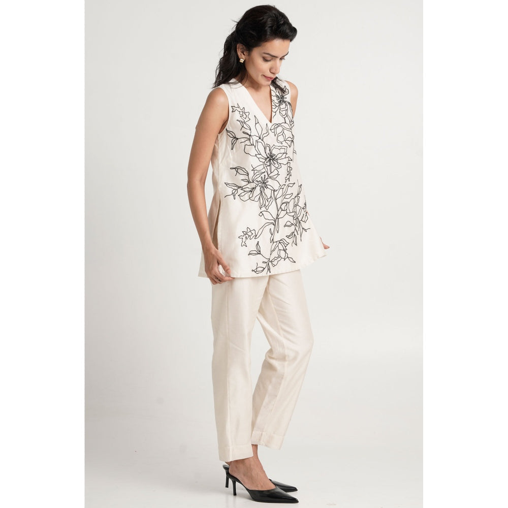 MADDER MUCH Irwin Co-Ord - Ivory (Set of 2)