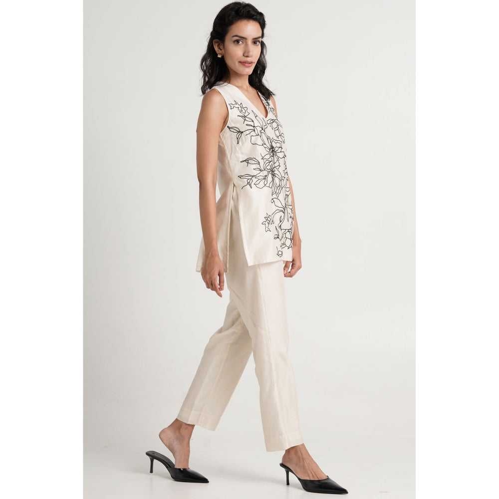 MADDER MUCH Irwin Co-Ord - Ivory (Set of 2)