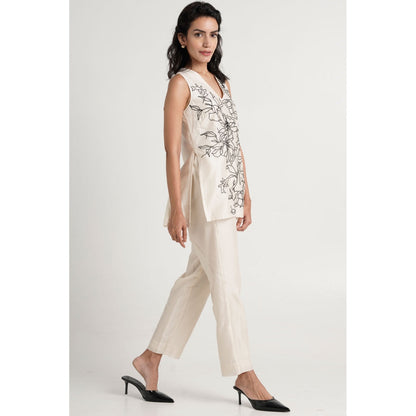MADDER MUCH Irwin Co-Ord - Ivory (Set of 2)