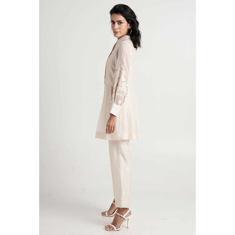 MADDER MUCH Ivory Abe Co-Ord - Ivory (Set of 2)