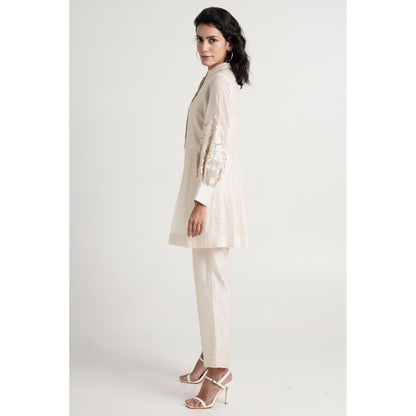 MADDER MUCH Ivory Abe Co-Ord - Ivory (Set of 2)