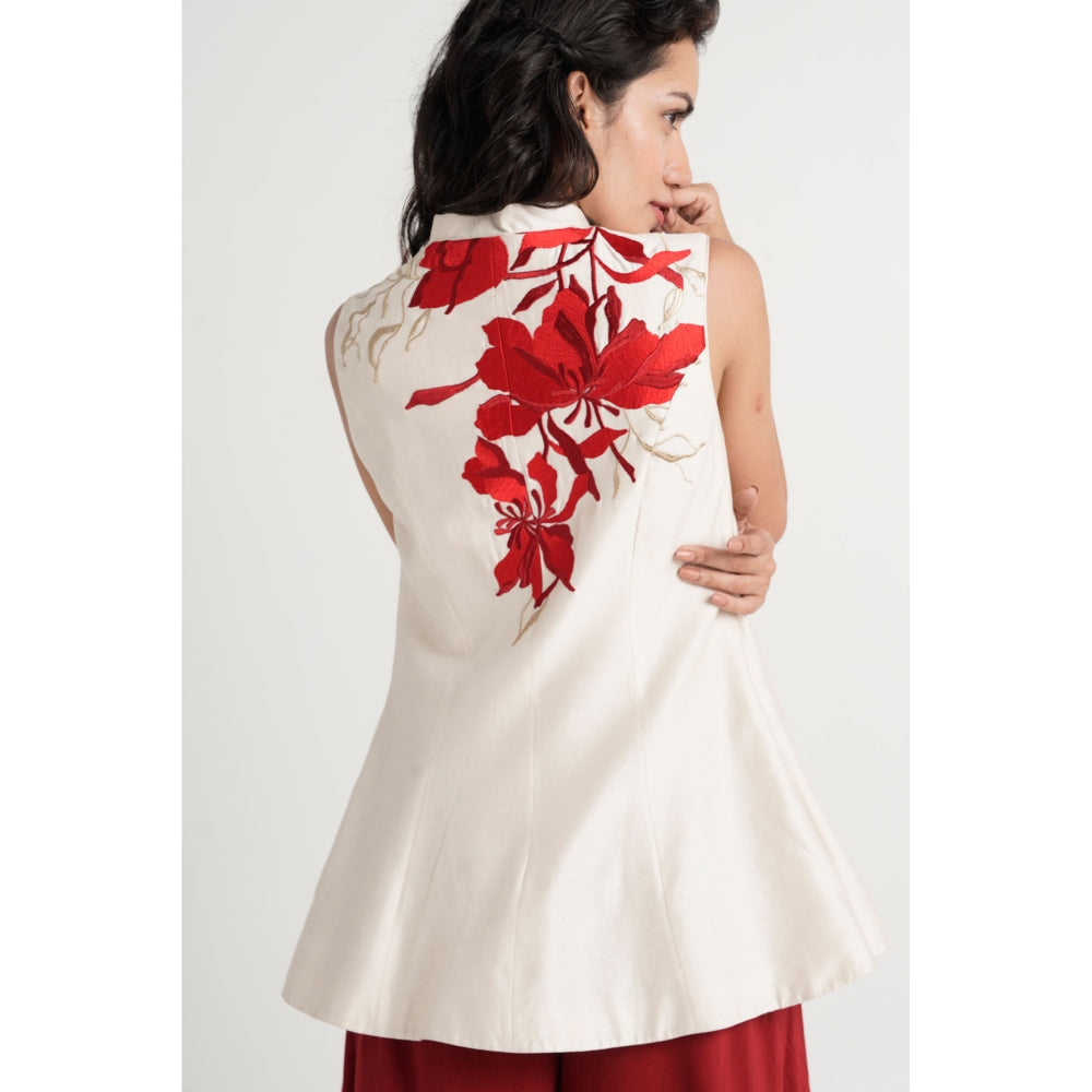 MADDER MUCH Kubra Co-Ord - Red (Set of 2)
