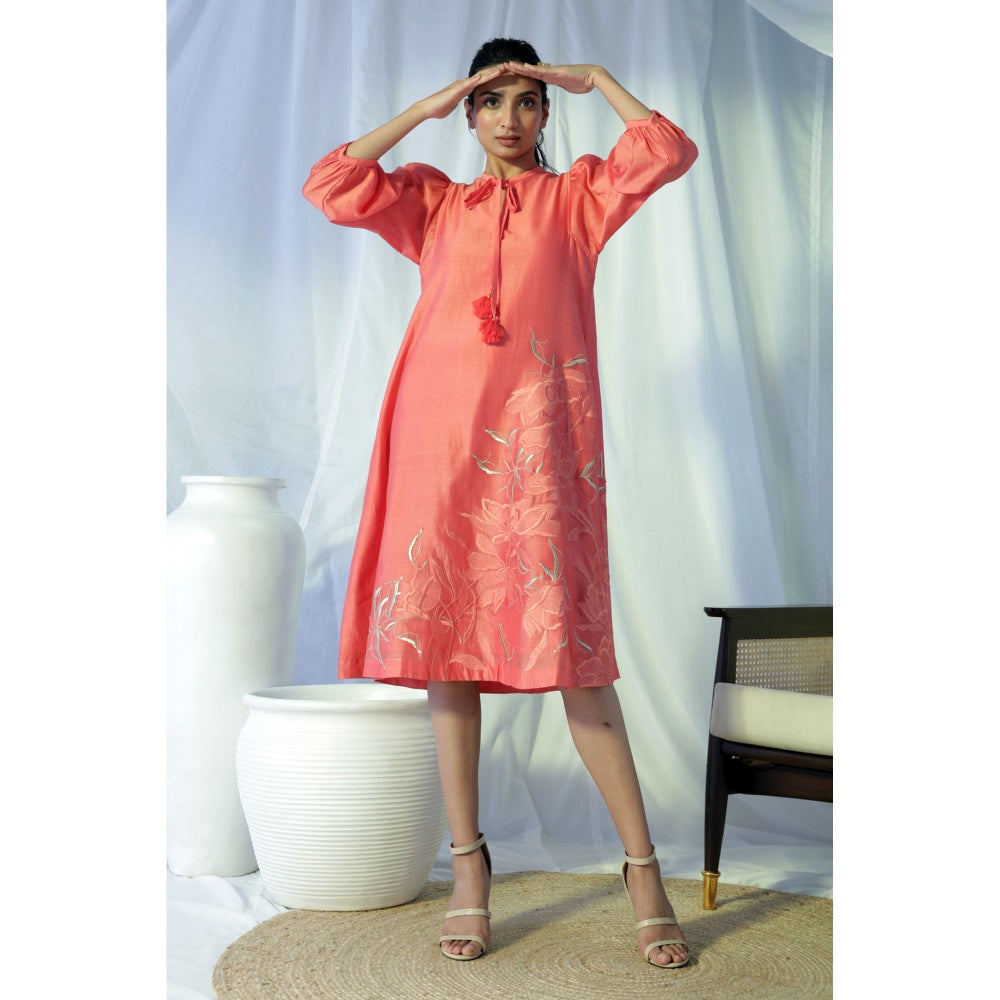 MADDER MUCH Lara Midi Dress - Rust