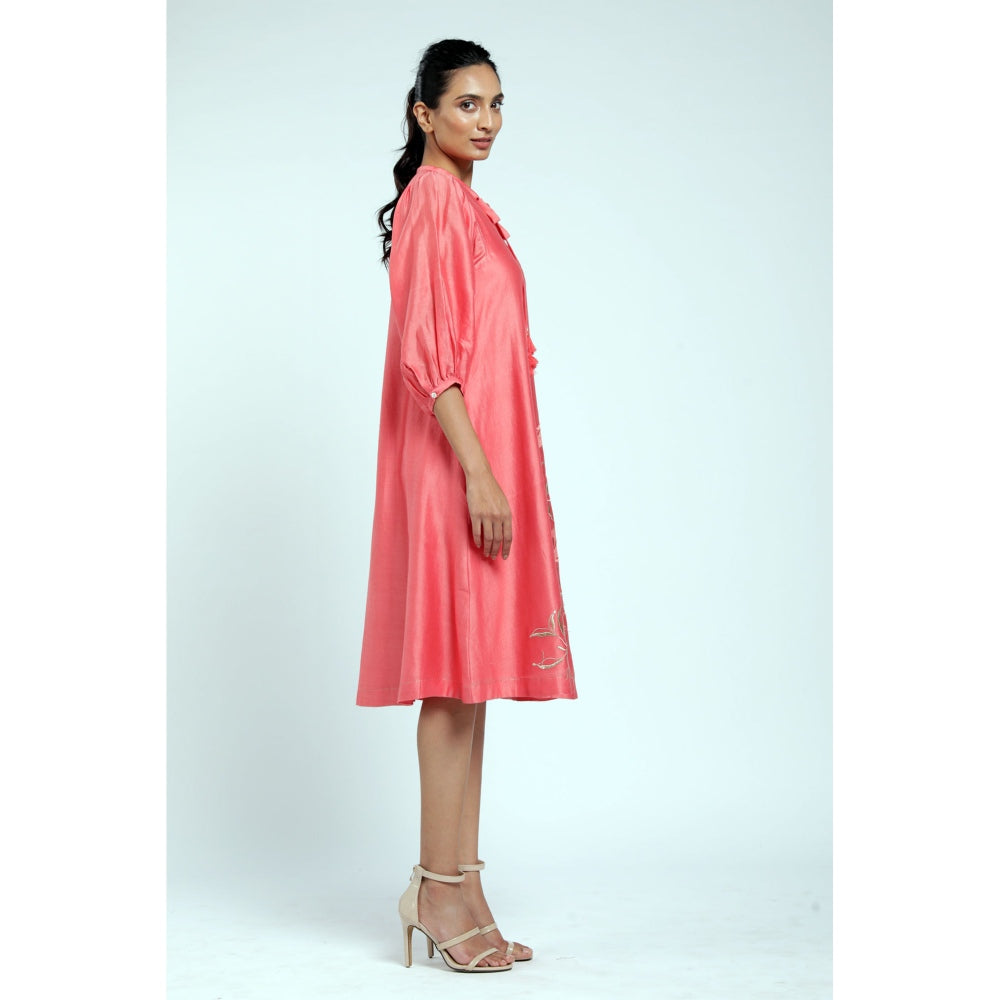 MADDER MUCH Lara Midi Dress - Rust