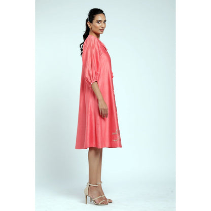 MADDER MUCH Lara Midi Dress - Rust