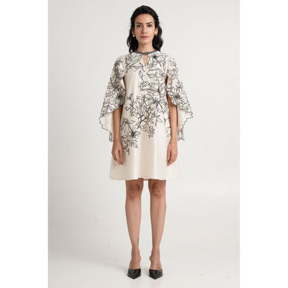 MADDER MUCH Leo Knee Length Dress - White