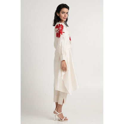 MADDER MUCH Mars Co-Ord - White (Set of 2)
