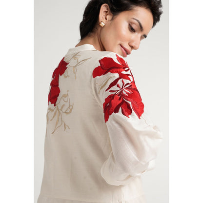 MADDER MUCH Mars Co-Ord - White (Set of 2)