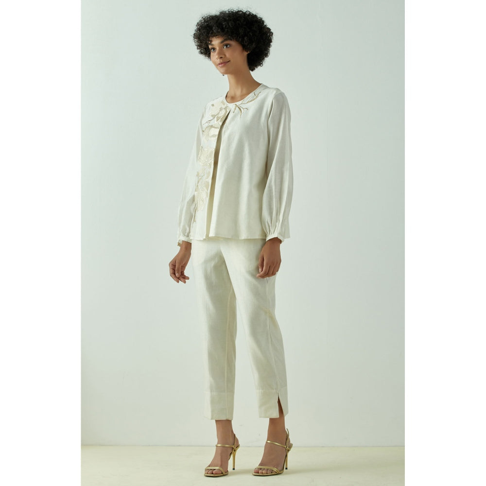 MADDER MUCH Miriam Vanilla Co-Ord - Green (Set of 2)