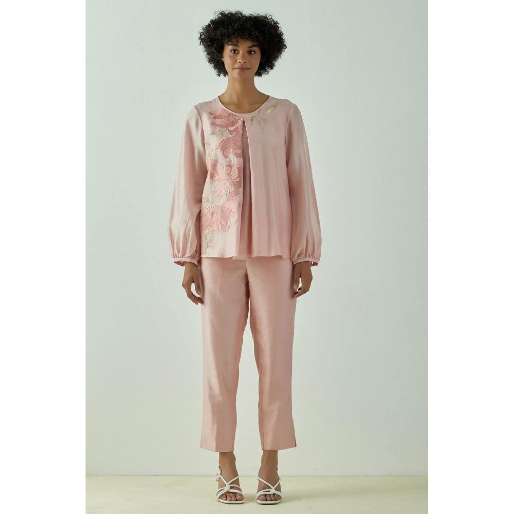 MADDER MUCH Miriam Old Rose Co-Ord - Pink (Set of 2)