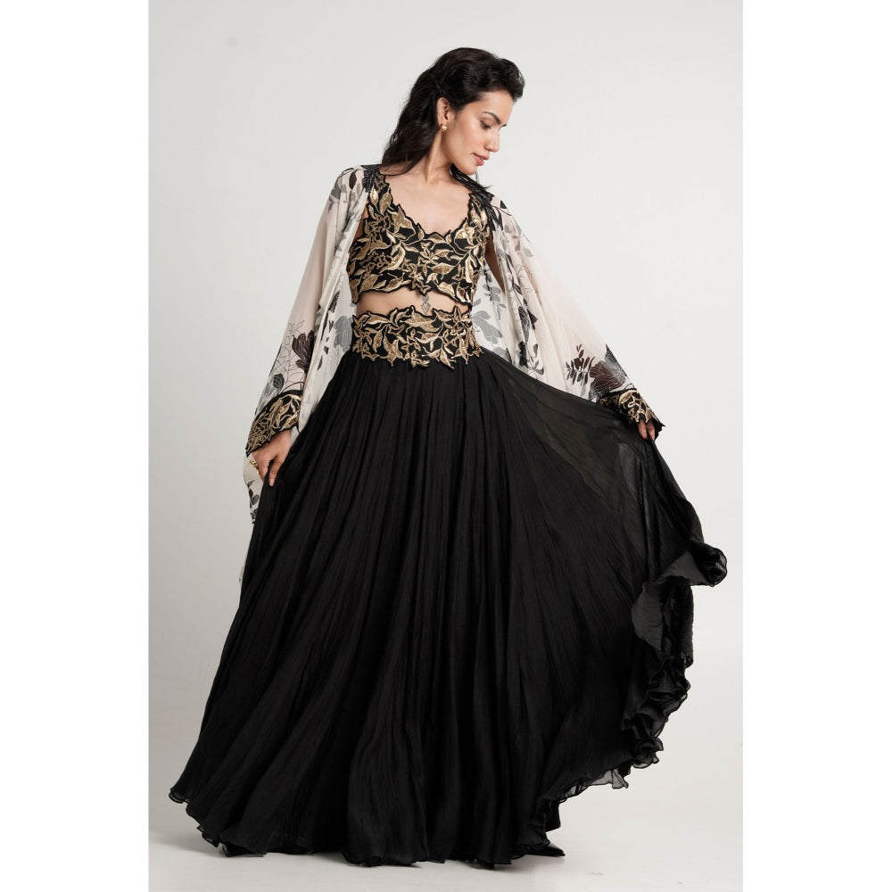 MADDER MUCH Ruhee Co-Ord - Black (Set of 3)