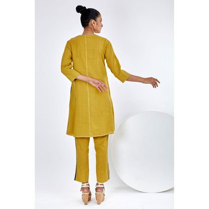MADDER MUCH Tamara Co-Ord - Mustard (Set of 2)