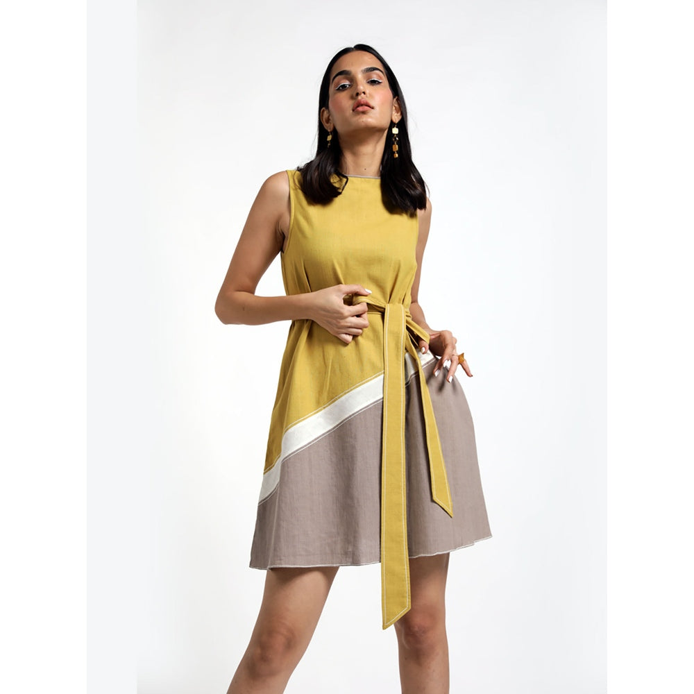 MADDER MUCH Tia Mini Dress - Yellow