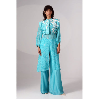 MADDER MUCH Lana Crop Jacket Long Shirt Flared Pant (Set of 3)
