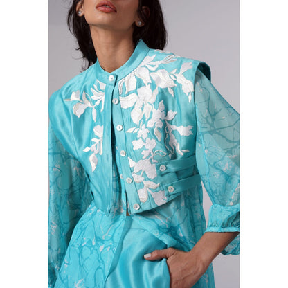MADDER MUCH Lana Crop Jacket Long Shirt Flared Pant (Set of 3)