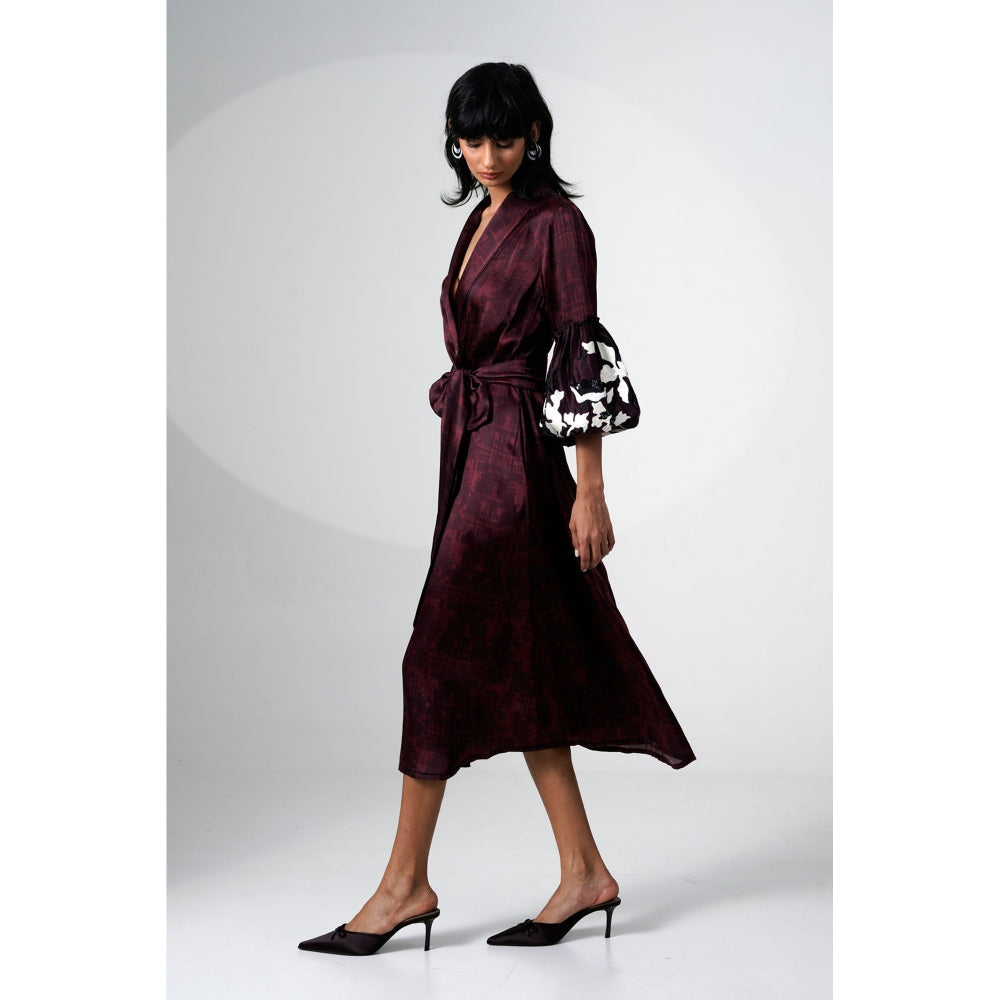 MADDER MUCH Okina Blazer Wrap Dress with Belt (Set of 2)