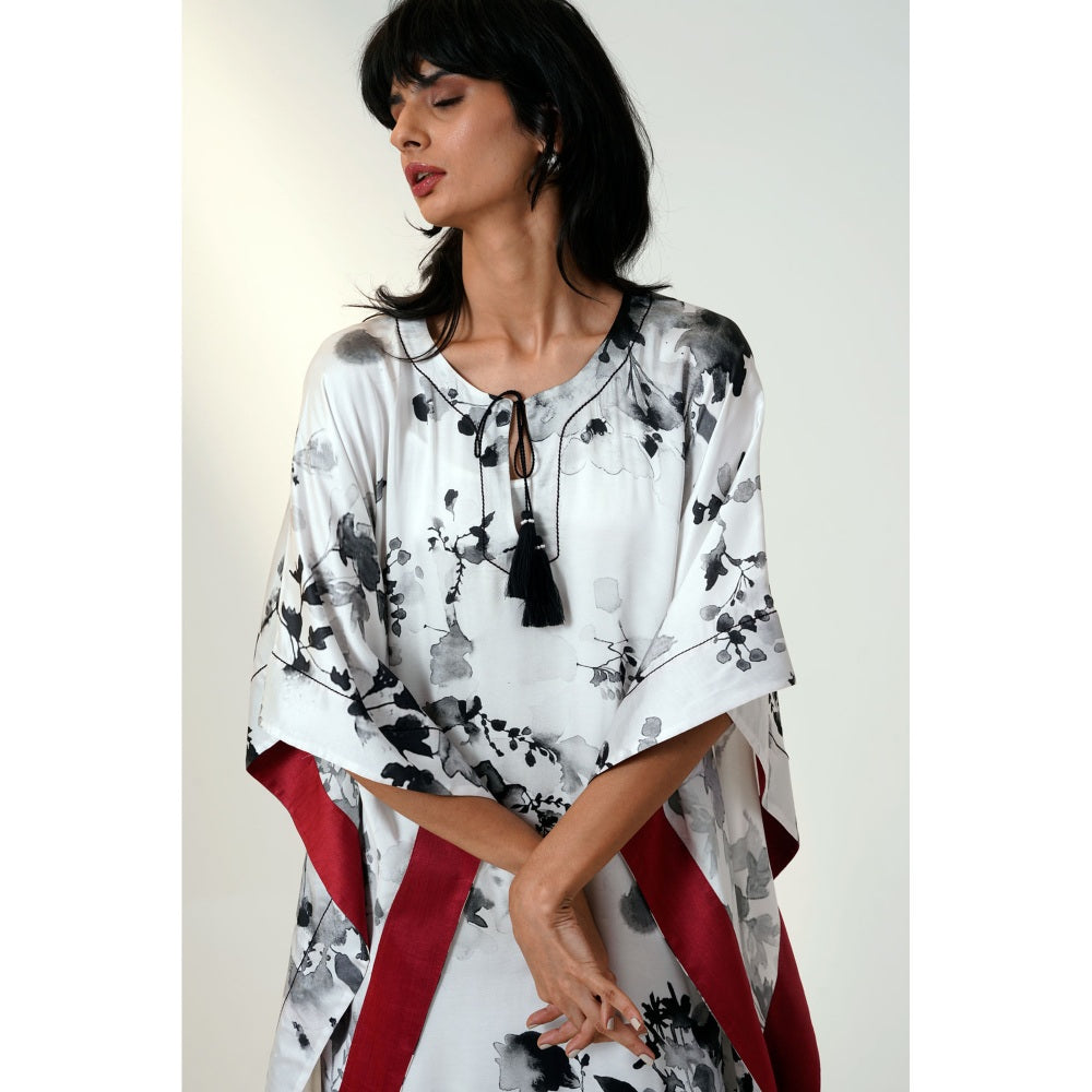 MADDER MUCH Rustaq Flowy Kaftan Style Dress and Slip (Set of 2)