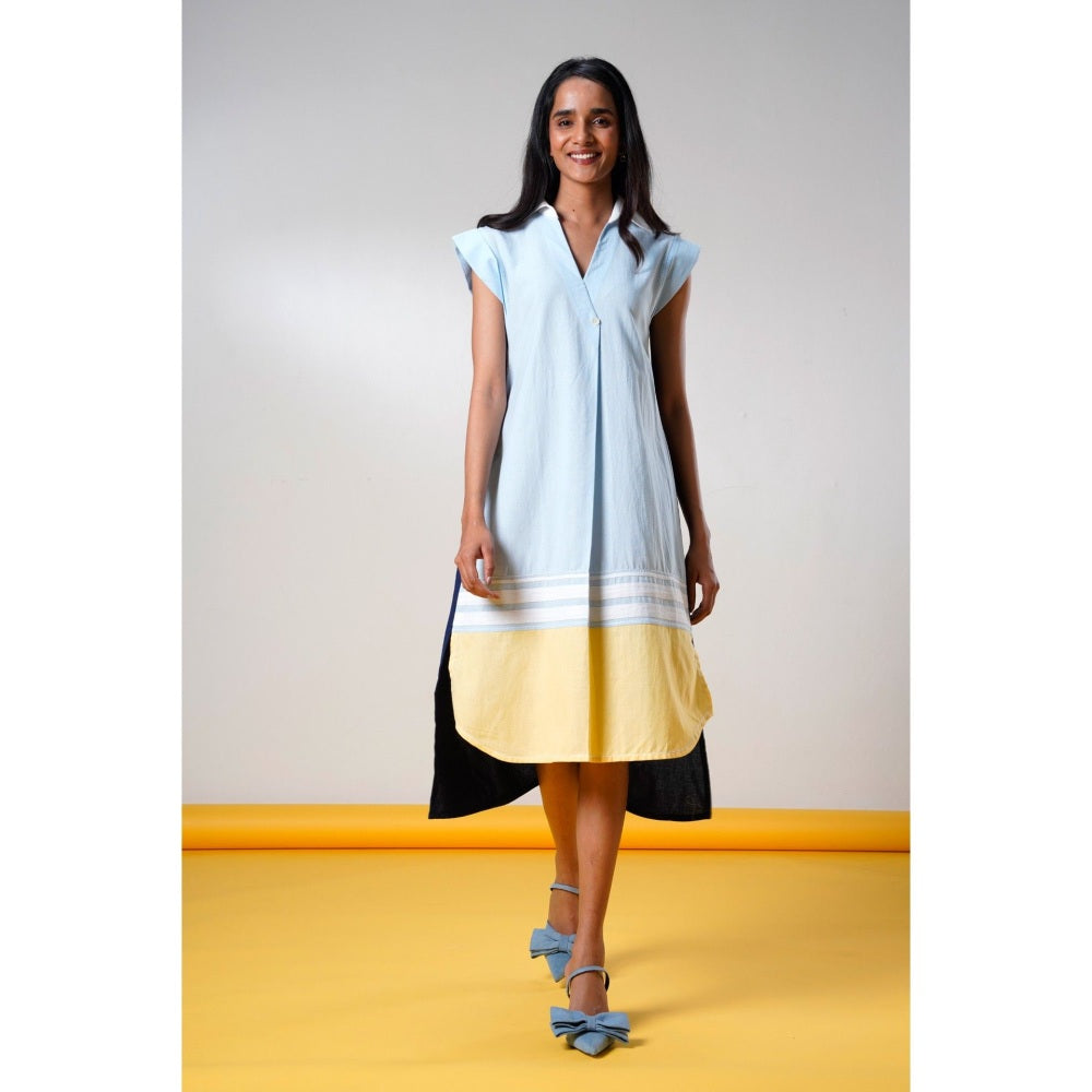 MADDER MUCH Savai Ice and Ink Midi Dress