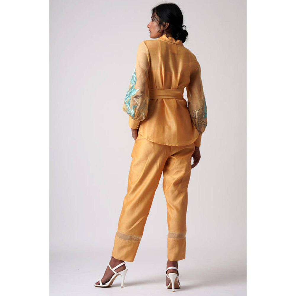 MADDER MUCH Grace - Mimosa Wrap Top With Ankle Pants