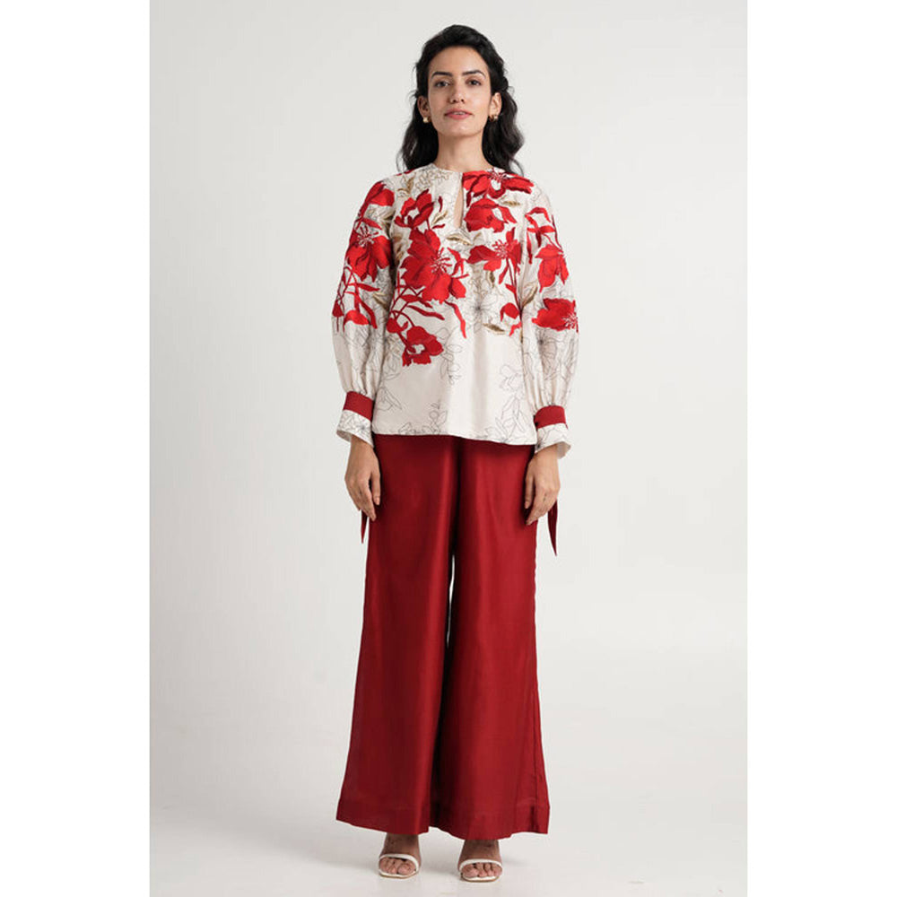 MADDER MUCH Nyla - Bloom Top + Wide Leg Pants Co-ords