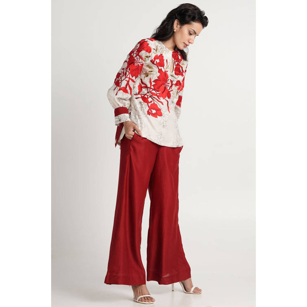 MADDER MUCH Nyla - Bloom Top + Wide Leg Pants Co-ords