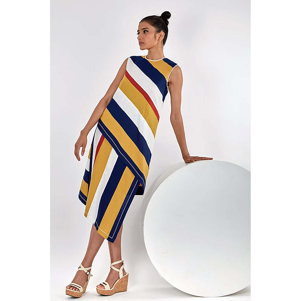 MADDER MUCH Miami - Rainbow Stripe Dress