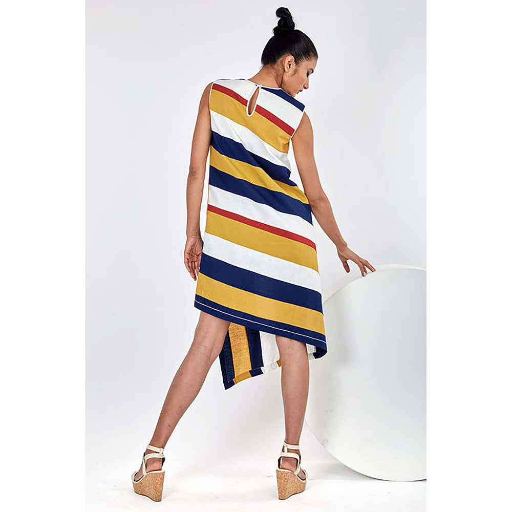 MADDER MUCH Miami - Rainbow Stripe Dress