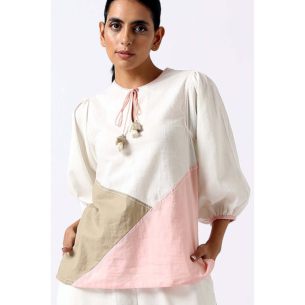 MADDER MUCH Multi-Color Cotton Solid Plain Top With Pant